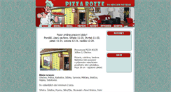 Desktop Screenshot of pizzarozze.cz